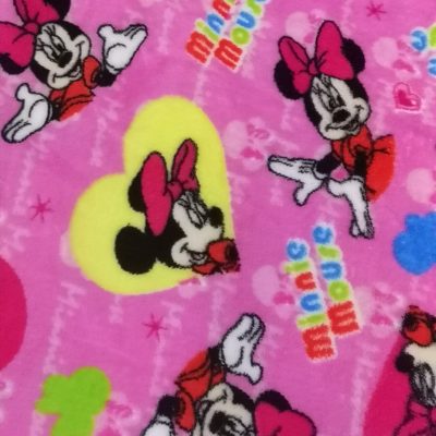 DESTASH - Mongolian Fleece (1m20 x 1m70) - Minnie Mouse