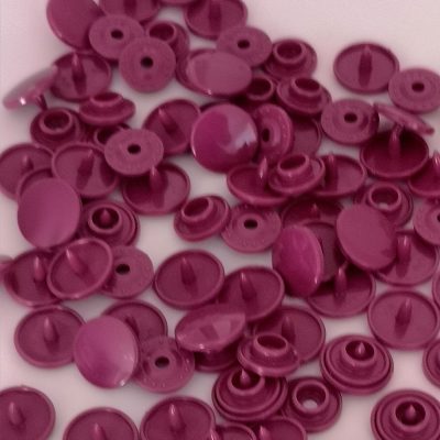 Kam Snaps - ( 20 x Male Sets ) Burgundy