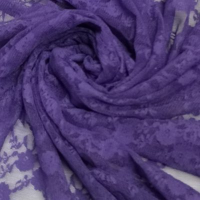 Stretch Lace - Violetta Flower Design
