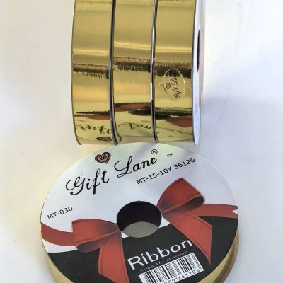 Ribbon - Gold 15mm Roll.
