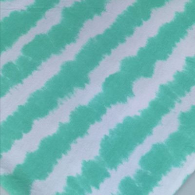 Cotton Knit 100% - Imported - Tie Dye Aqua