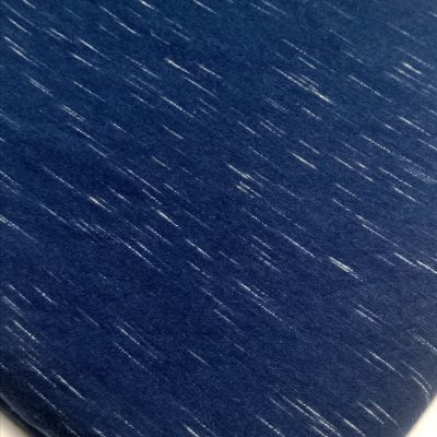 Cotton Knit - Blue with White Fleck