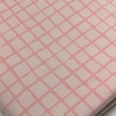 Cotton Lycra 200gms - Dusty Pink Blocks