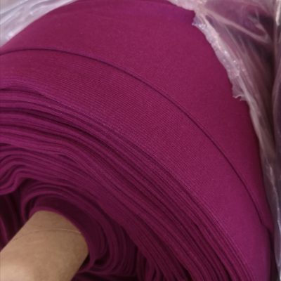Ribbing / Cuffs ( 2 x2 ) Cotton - Rose Red