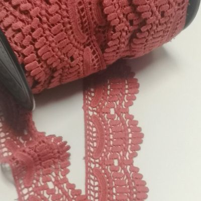Trimming Crochet Knitted / Fringing - (50mm) Salmon Pink