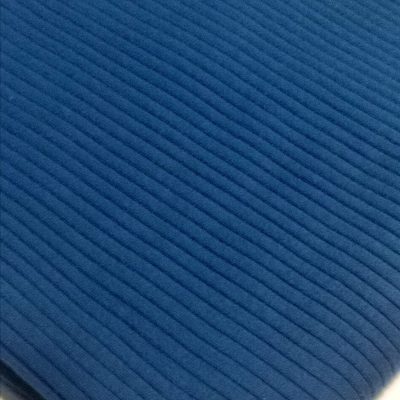 Cotton Knit 100% - Broad Ribbed Royal Blue