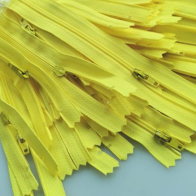 Zips - (YKK) - 46cm Closed End - Bright Yellow