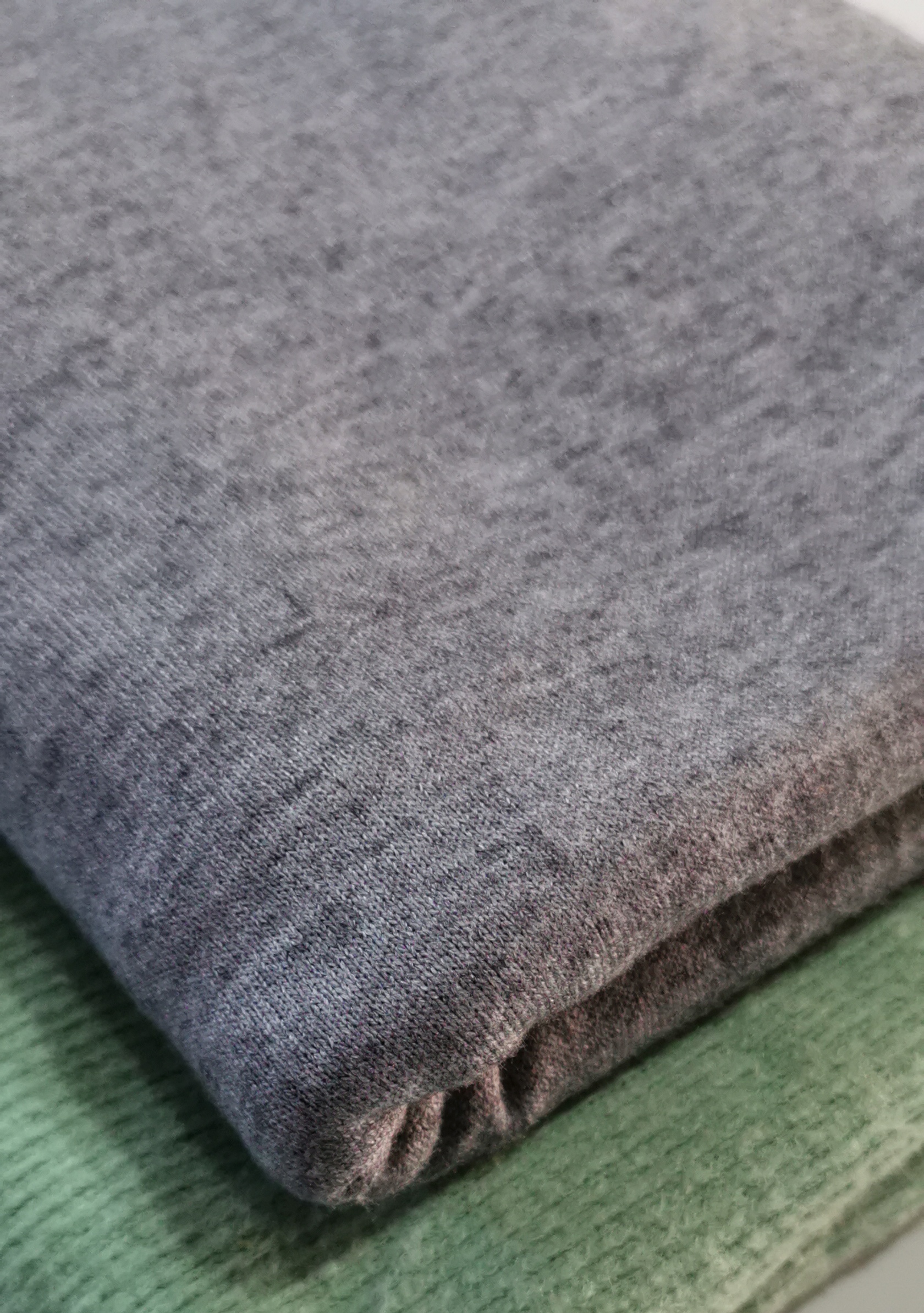 Jersey Knit – Soft Stretch Grey Melange | FabricStore