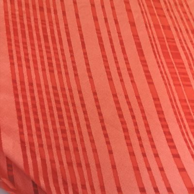 DESTASH - Cotton Knit Tangerine with see thru Stripes