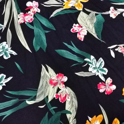 DESTASH - Piece Printed Viscose (1m x 1m50) - Florals