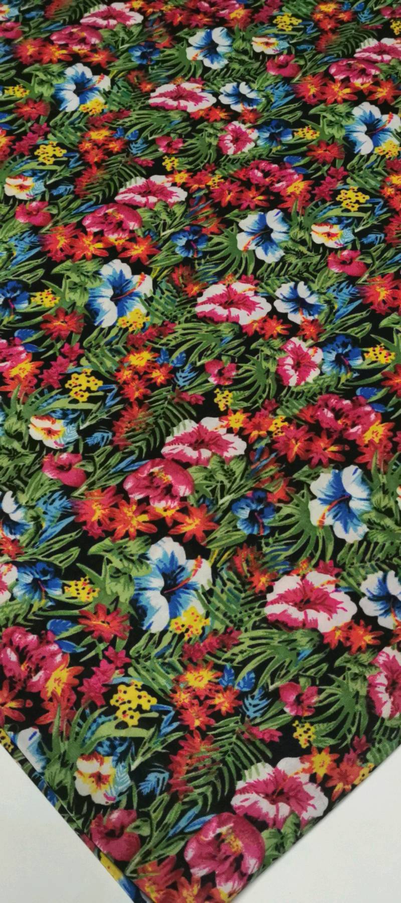 Nylon Lycra - Imported Colorful Floral Print