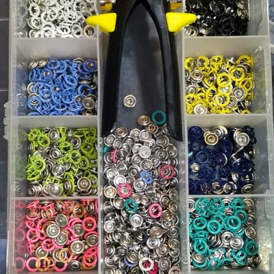 50 Sets Snaps Buttons for Sewing Setting Tool Hand Pliers Buttons Mixed  Colors Snaps Plastic Snaps