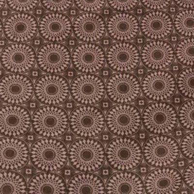 DESTASH - Ponti Roma Knit - Mocha Seamless Circle Design