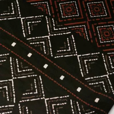 DESTASH - Scuba (1m x 1m55) - Dark Brown Triangle Pattern