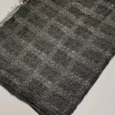 DESTASH - Viscose Cotton (85cm x 1m30wide) - Grey Checks