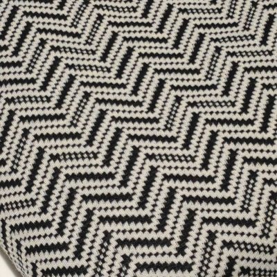DESTASH - Thick Ponti Jersey Knit - Chevron Design
