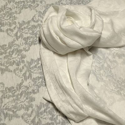 DESTASH - White Blockout Cut & Sew Jersey Knit