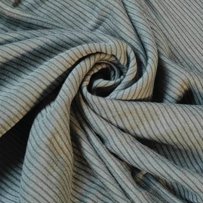Tracksuit Fleece - Light Sage Embossed Stripes