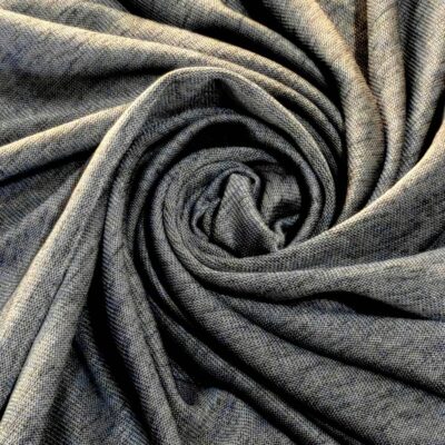 Nylon Spandex Jersey Knit (4Way Stretch) - Charcoal Melange
