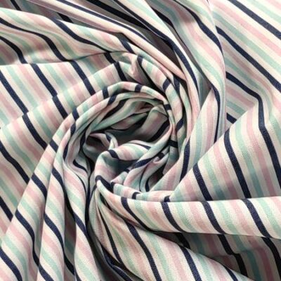 Precuts - Cotton Woven Shirting (1meter x 1meter) - Colorful Stripes