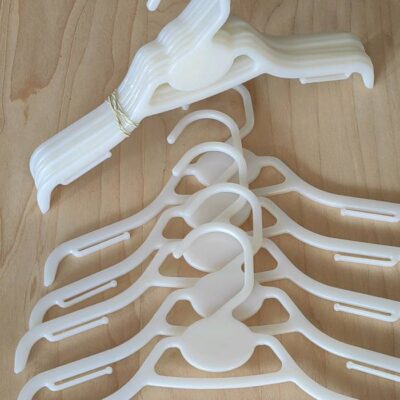 Hangers White - 20 piece set PVC Kids Garment Hangers