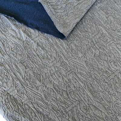 DESTASH - Stretch Embossed Jersey Knit - Dusty Denim
