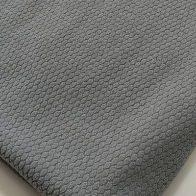 Microfleece - Grey Honeycomb