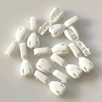 Zipper Pull Clip Covers (10pc) - White