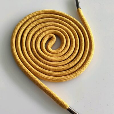 Drawstring Cords - (Hoodies) Toggle Cord Tubular with Ends (1m40 long) - Mustard