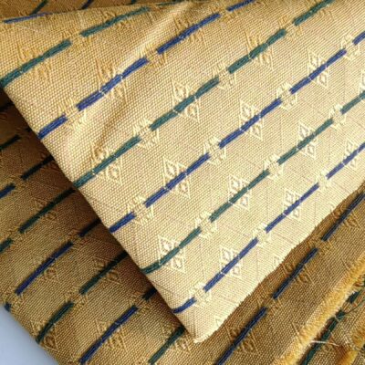 Upholstery Tweed - Golden Mixed Design