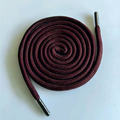 Drawstring Cords - (Hoodies) Toggle Cord Tubular with Ends (1m20 long) - Maroon