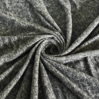 Soft Cashmere Jersey Knit - Charcoal Grey