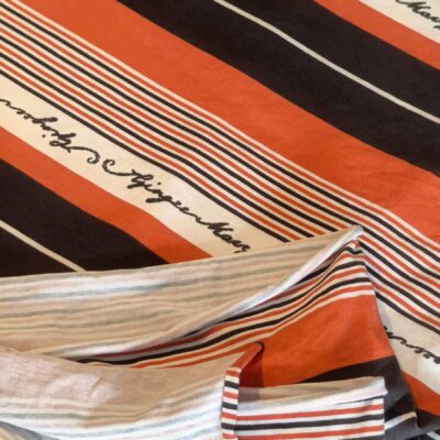 DESTASH - Cotton Lycra 220gms (1m40 x 1m70wide ) - Vintage Stripes