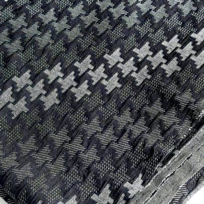 DESTASH - Ponti Jacquard Jersey Knit - Black & White Pattern