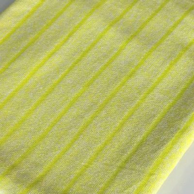 Jersey Knit (Cut & Sew) - Lime Green Striped