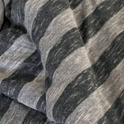 Jersey Knit - Grey Striped