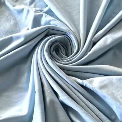 Cotton Lycra 200gms - Pastel Blue
