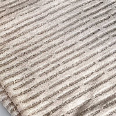 Jersey Knit - Cut And Sew - Light Beige Block Out