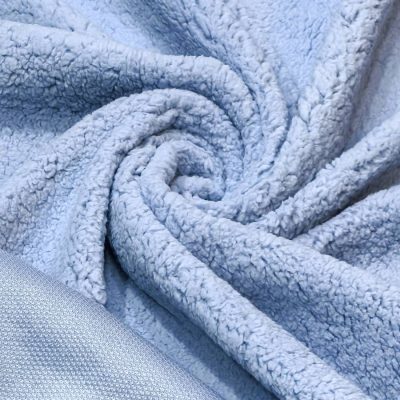 Soft Sherpa Fleece - Light Blue