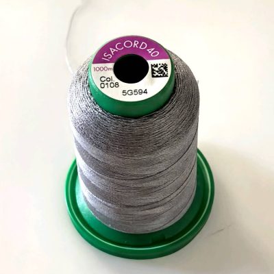 ISACORD 40 - Dark Grey (1000m) - Embroidery Thread