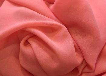 Georgette / Chiffon - Coral